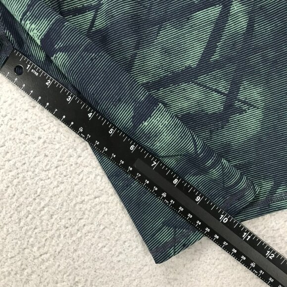 DECATHLON Nabaiji Shorts Mens Size LARGE Green Print 10" Inseam Swim Trunks - Picture 12 of 15